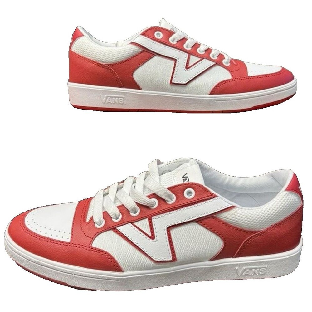Vans Lowland CC ComfyCush Red White Men’s 10.5 Women’s 12 Sneakers NIB